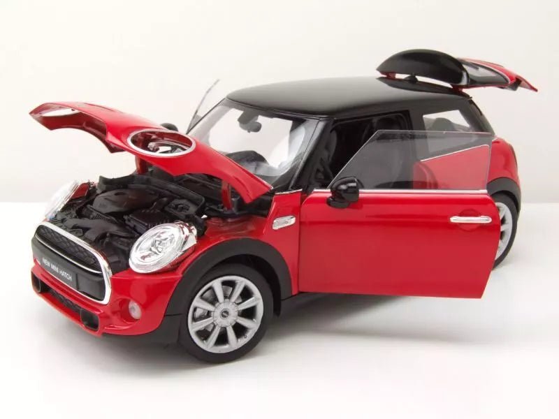 Welly Mini Cooper Hatch 2015 - Red 1:18 Modell - Artexio