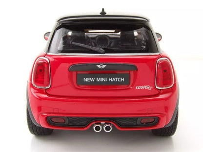 Welly Mini Cooper Hatch 2015 - Red 1:18 Modell