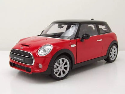 Welly Mini Cooper Hatch 2015 - Red 1:18 Modell