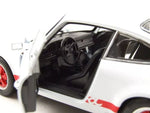 Welly Porsche 911 Carrera RS 1973 - White/Red 1:18 Modell