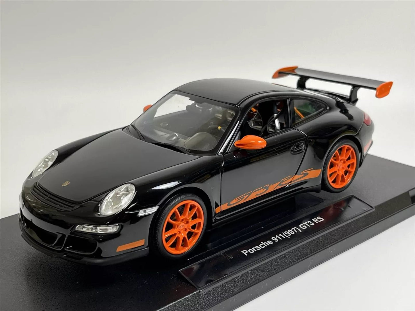 Welly Porsche 911 GT3 RS (997) - Black 1:18 Modell - Artexio