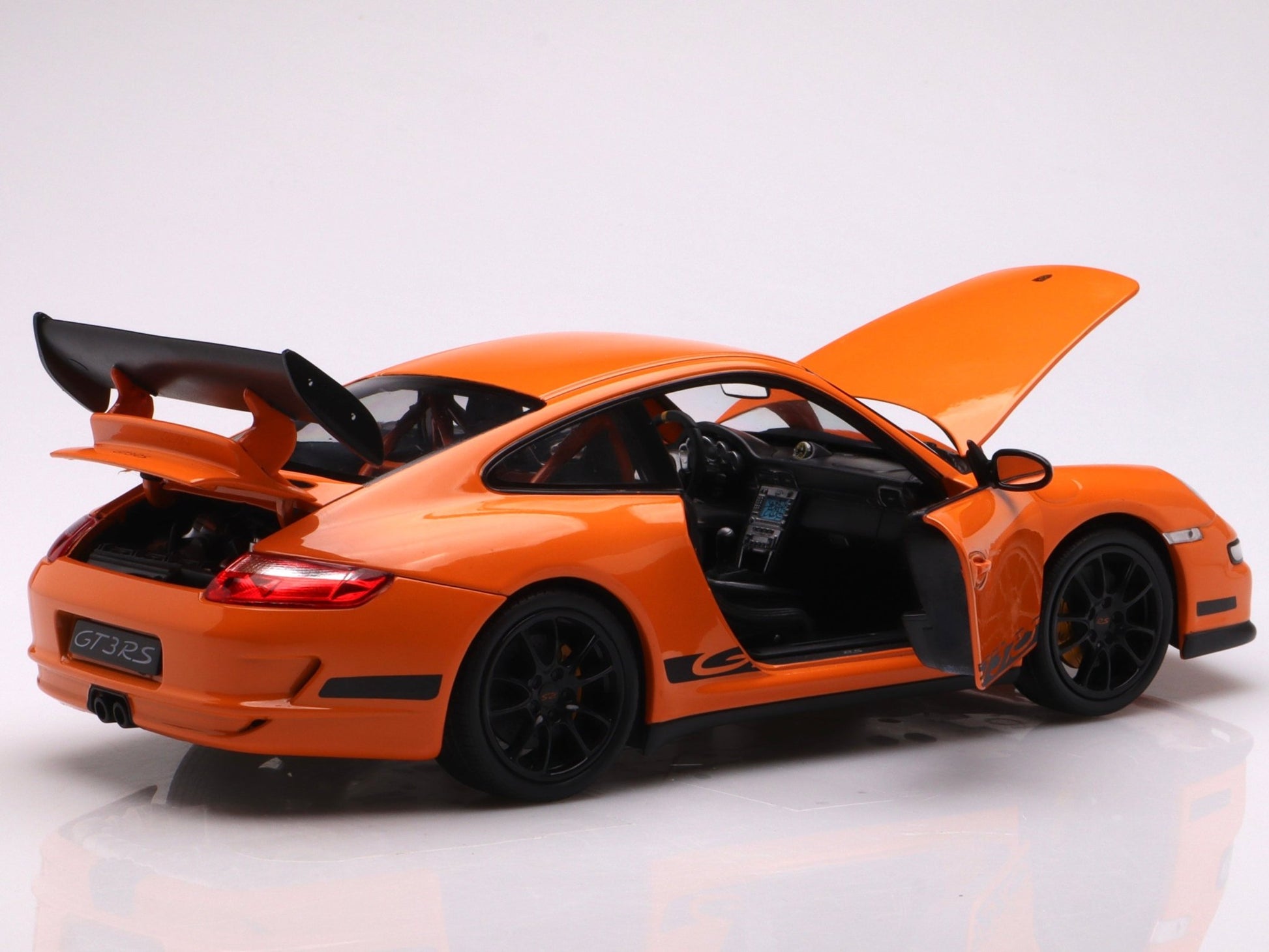 Welly Porsche 911 GT3 RS (997) - Orange 1:18 Modell - Artexio