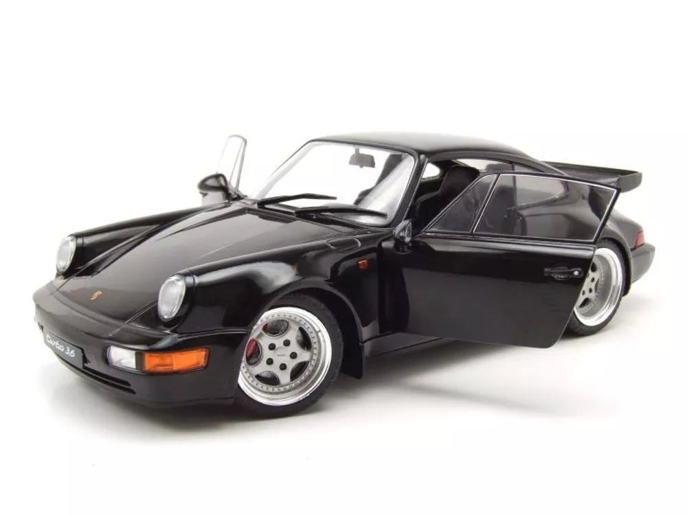 Welly Porsche 911 Turbo (964) - Black 1:18 Modell - Artexio