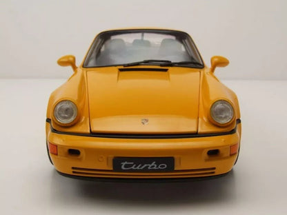 Welly Porsche 911 Turbo (964) - Yellow 1:18 Modell - Artexio