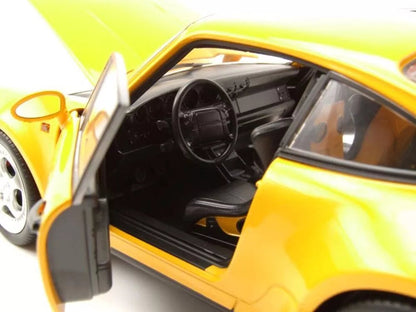 Welly Porsche 911 Turbo (964) - Yellow 1:18 Modell - Artexio