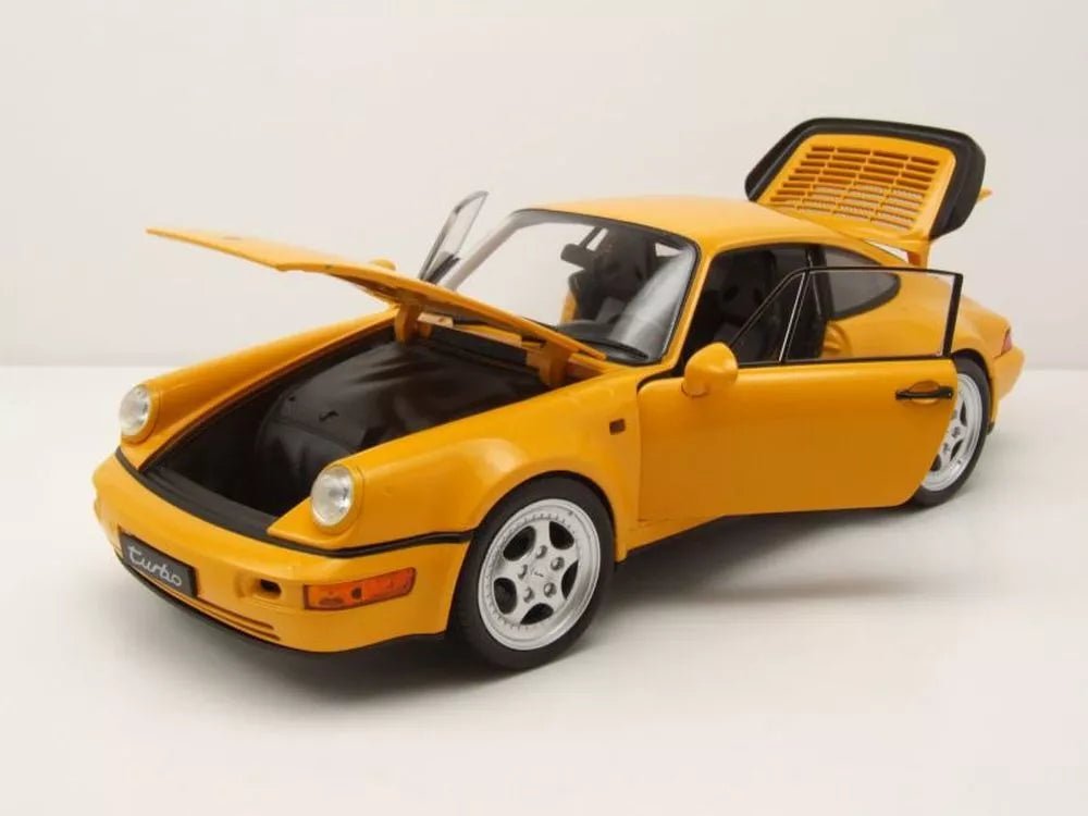 Welly Porsche 911 Turbo (964) - Yellow 1:18 Modell - Artexio