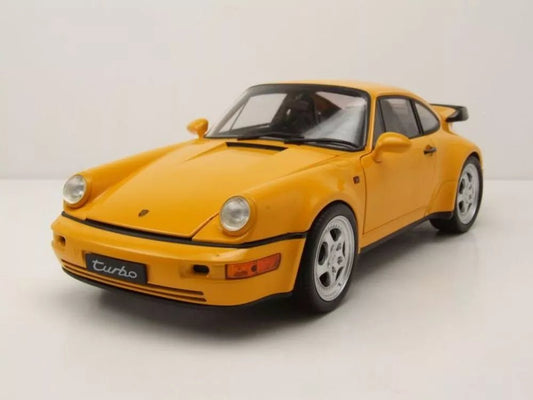 Welly Porsche 911 Turbo (964) - Yellow 1:18 Modell - Artexio