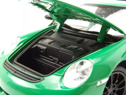 Welly Porsche GT3 RS - Green with lack Stripes 1:18 Modell - Artexio