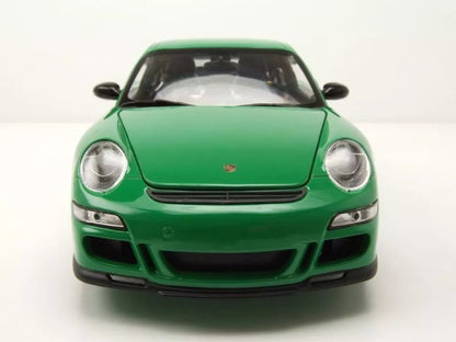 Welly Porsche GT3 RS - Green with lack Stripes 1:18 Modell - Artexio