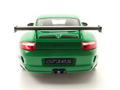 Welly Porsche GT3 RS - Green with lack Stripes 1:18 Modell - Artexio