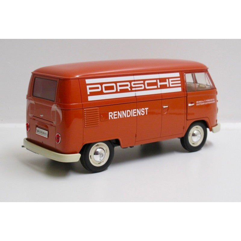 Welly Volkswagen T1 Kasten 1963 Porsche Renndienst 1:18 Modell - Artexio