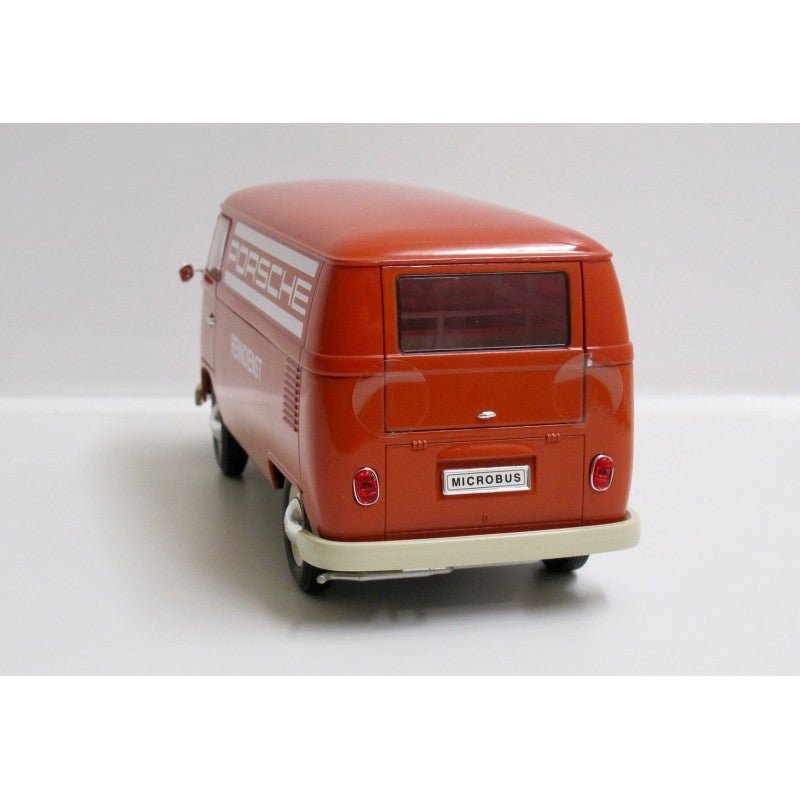 Welly Volkswagen T1 Kasten 1963 Porsche Renndienst 1:18 Modell - Artexio