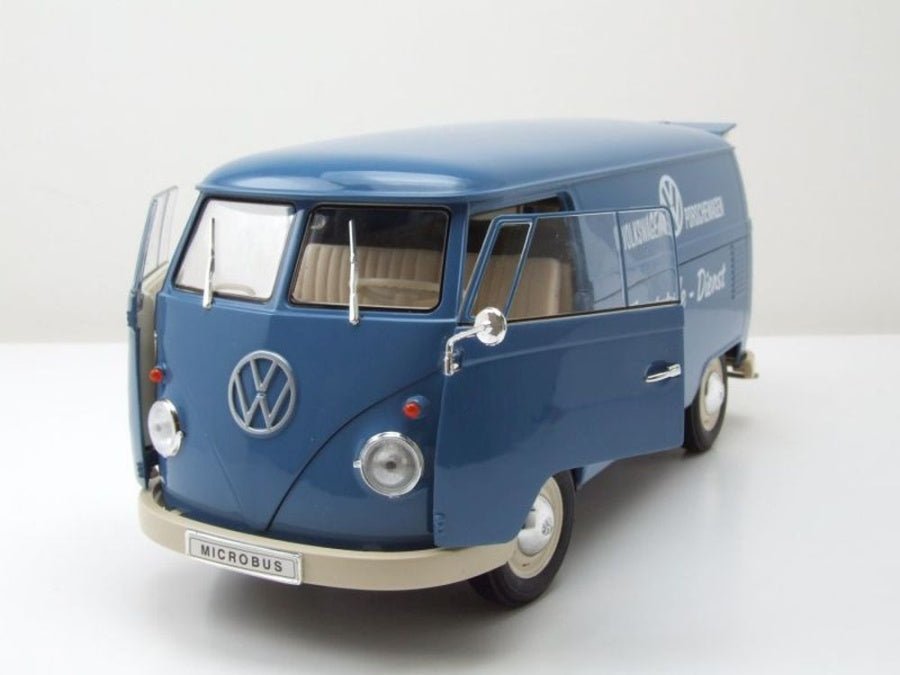 Welly Volkswagen T1 Kasten 1963 Porschewagen Ersatzteile Dienst 1:18 Modell - Artexio