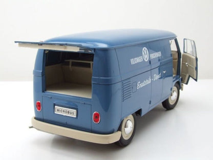 Welly Volkswagen T1 Kasten 1963 Porschewagen Ersatzteile Dienst 1:18 Modell - Artexio