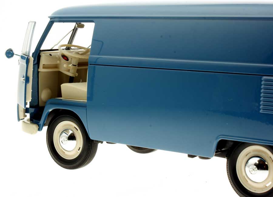 Welly VW T1 Box Wagon - Blue 1963 1:18 Modell - Artexio