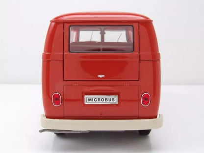 Welly VW T1 Box Wagon - Red 1963 1:18 Modell - Artexio