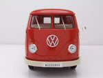 Welly VW T1 Box Wagon - Red 1963 1:18 Modell