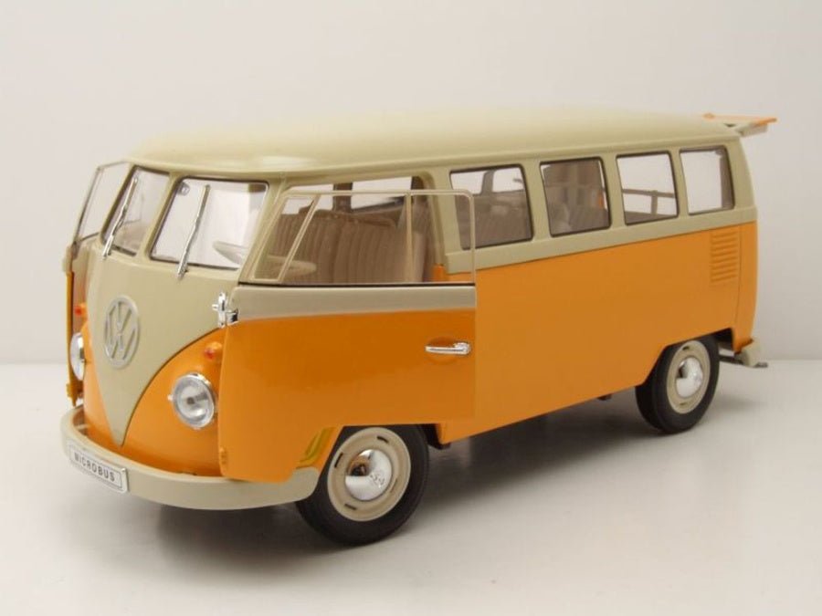 Welly VW T1 Bus beige/yellow 1963 1:18 Modell - Artexio