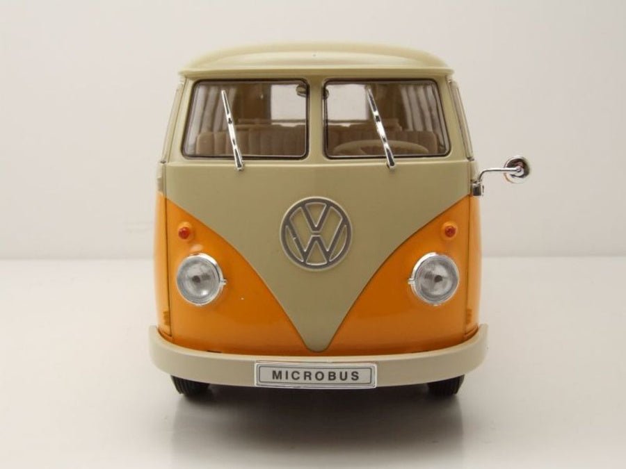 Welly VW T1 Bus beige/yellow 1963 1:18 Modell - Artexio