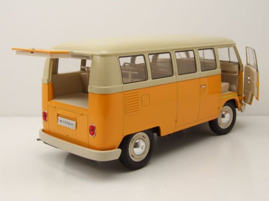 Welly VW T1 Bus beige/yellow 1963 1:18 Modell - Artexio