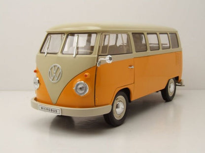 Welly VW T1 Bus beige/yellow 1963 1:18 Modell - Artexio