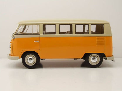 Welly VW T1 Bus beige/yellow 1963 1:18 Modell - Artexio