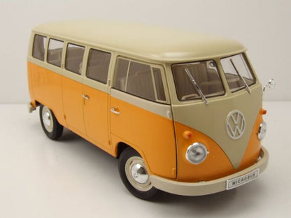 Welly VW T1 Bus beige/yellow 1963 1:18 Modell - Artexio