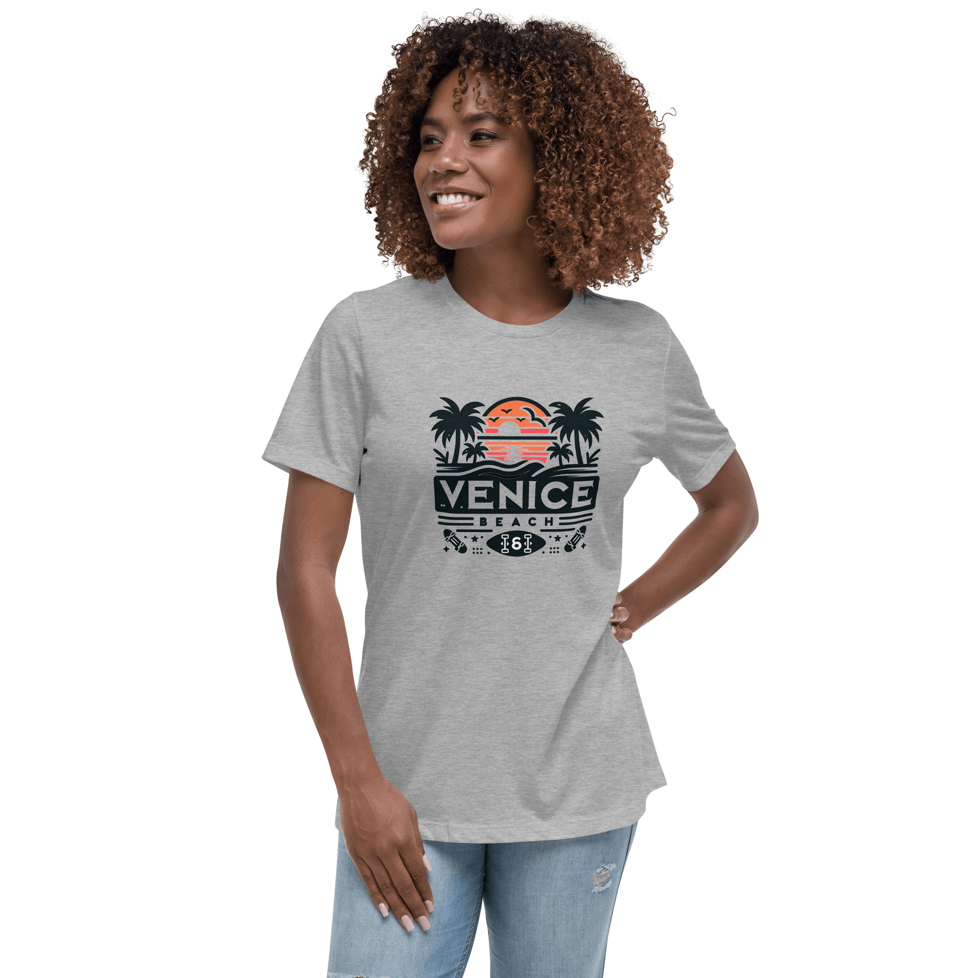 Lockeres Damen T-Shirt "Venice Beach" - Artexio