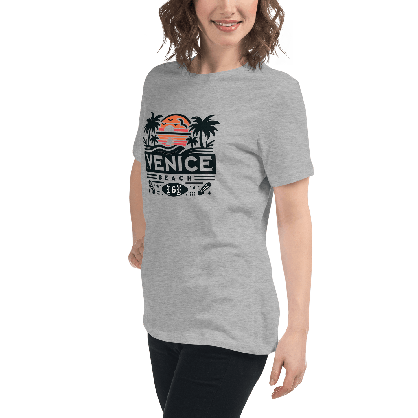 Lockeres Damen T-Shirt "Venice Beach" - Artexio