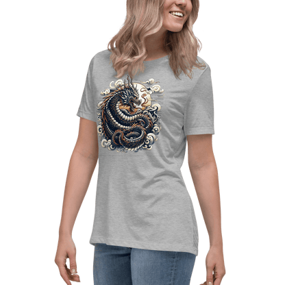 Loose ladies T-shirt "Dragon"