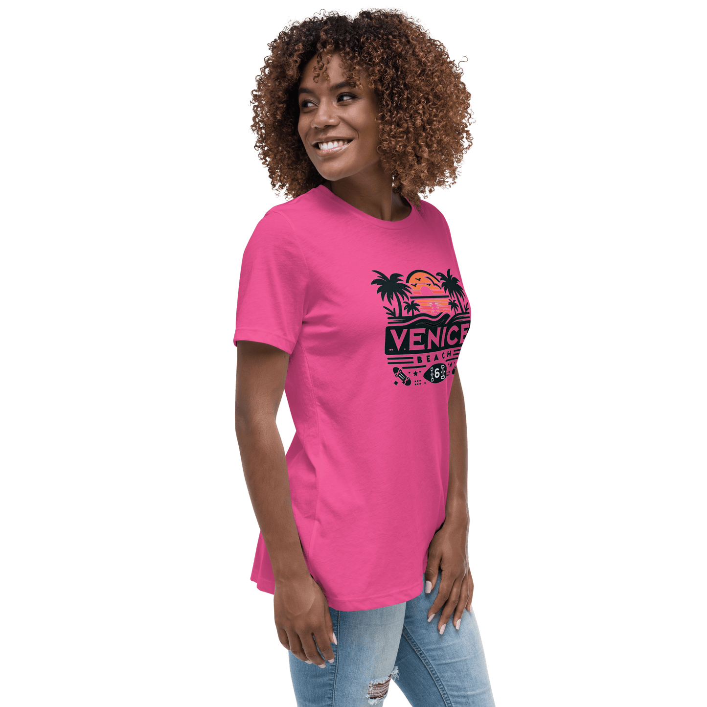 Lockeres Damen T-Shirt "Venice Beach" - Artexio