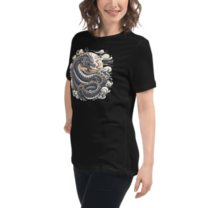 Loose ladies T-shirt "Dragon"