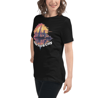 Lockeres Damen T-Shirt "New York City" - Artexio