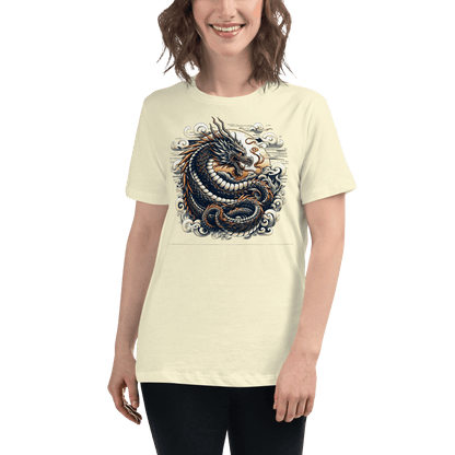 Loose ladies T-shirt "Dragon"