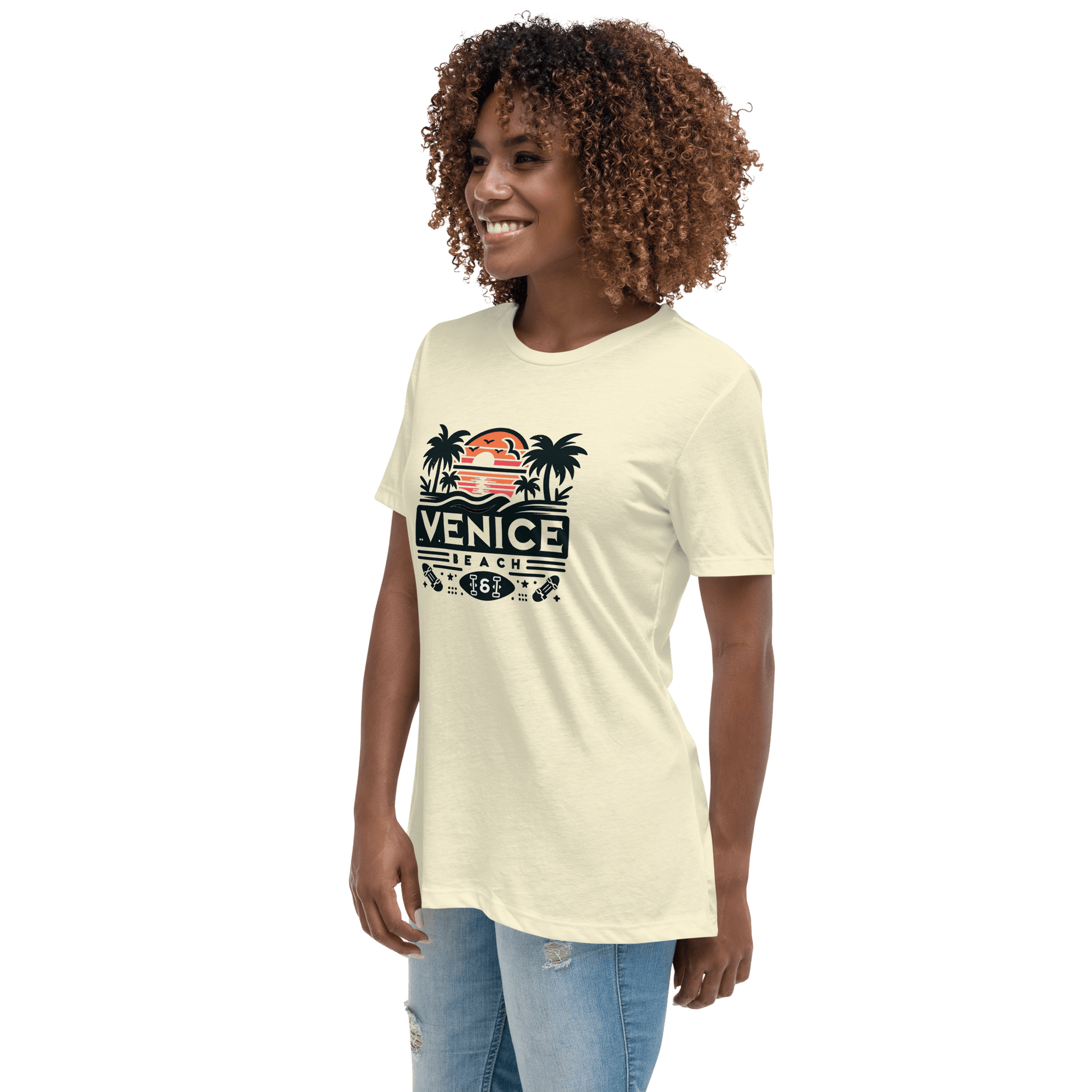 Lockeres Damen T-Shirt "Venice Beach" - Artexio