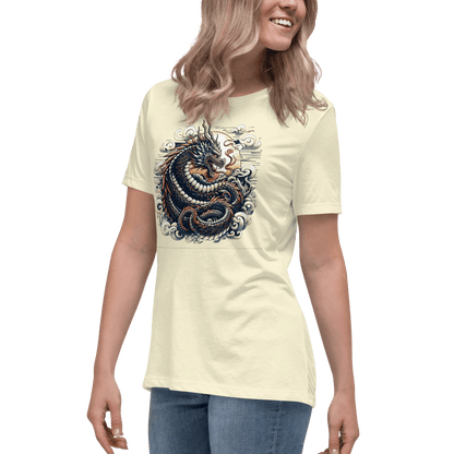 Loose ladies T-shirt "Dragon"