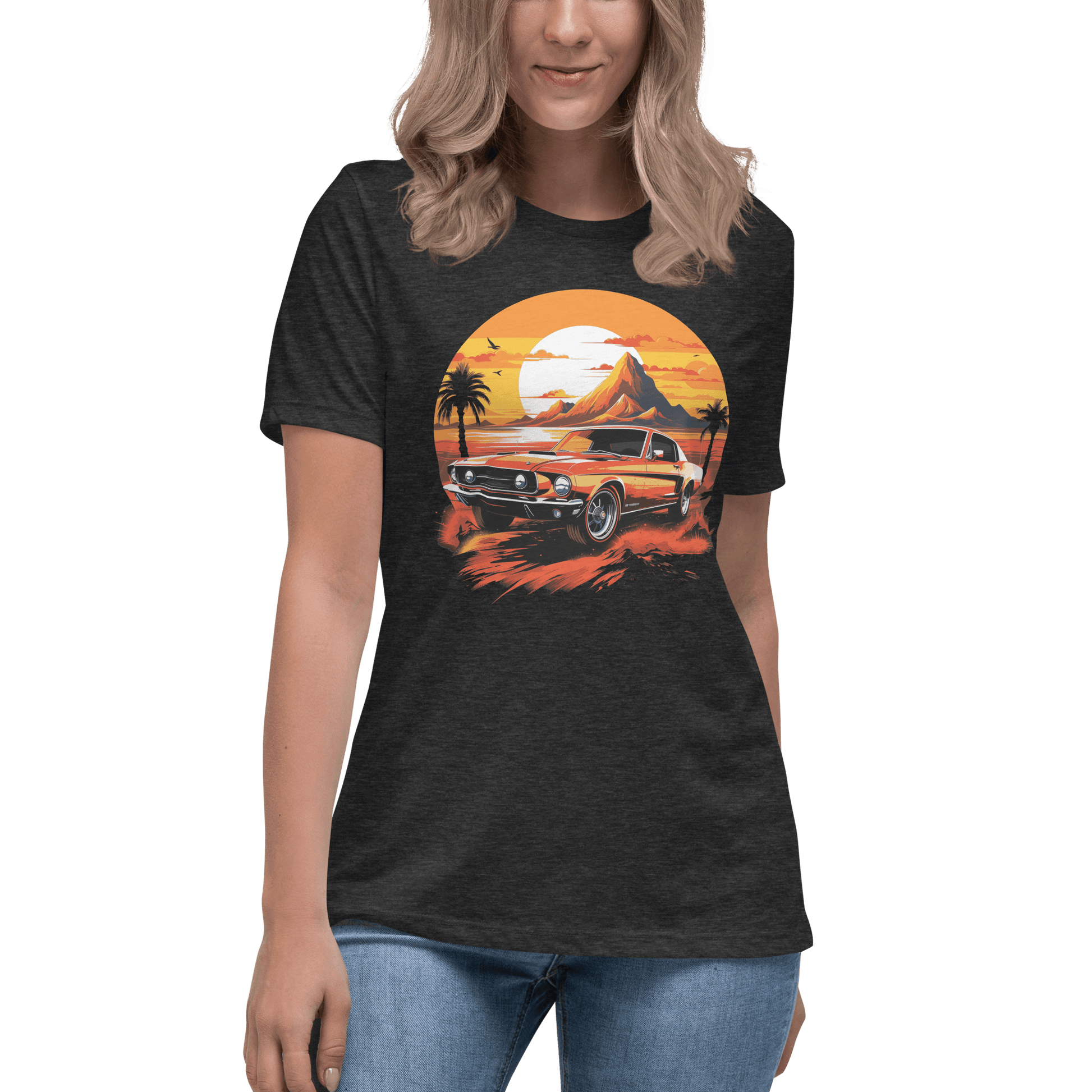 Lockeres Damen-T-Shirt "Ford Mustang" - Artexio