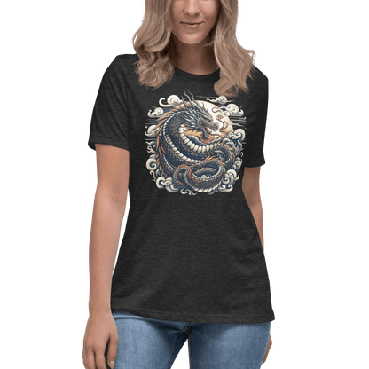 Loose ladies T-shirt "Dragon"