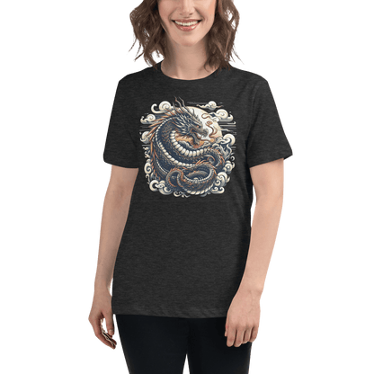 Loose ladies T-shirt "Dragon"