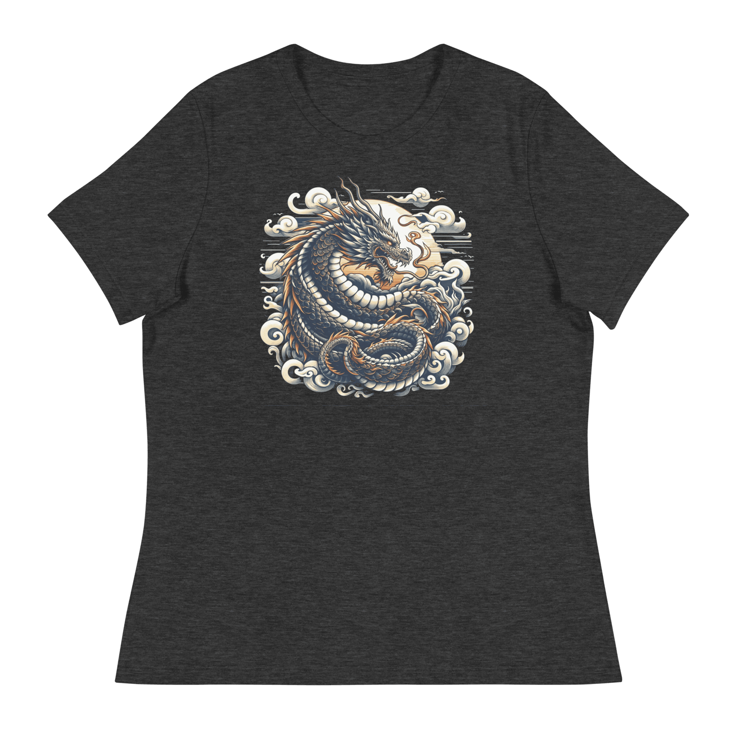 Loose ladies T-shirt "Dragon"