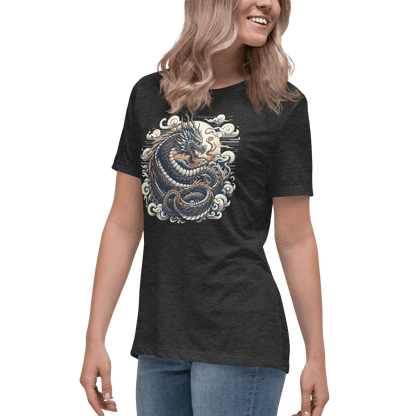 Loose ladies T-shirt "Dragon"