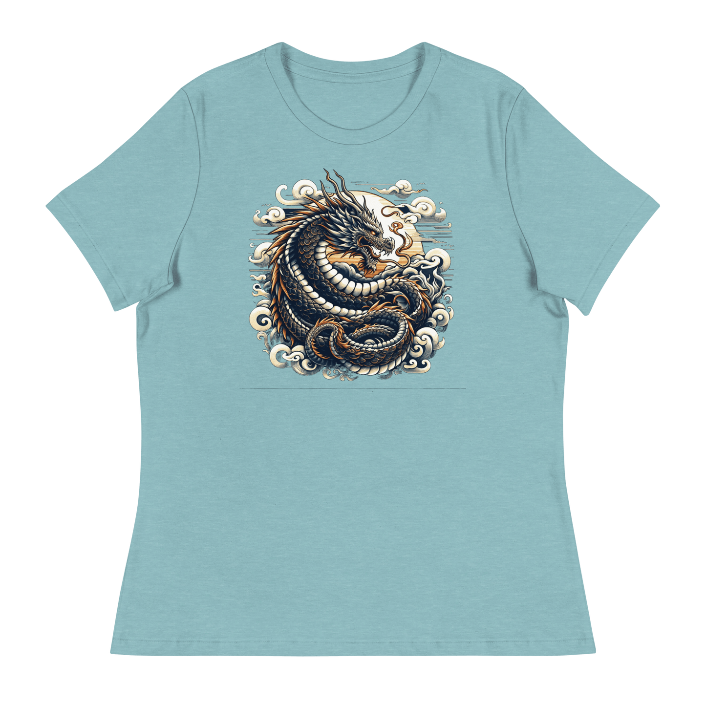 Loose ladies T-shirt "Dragon"