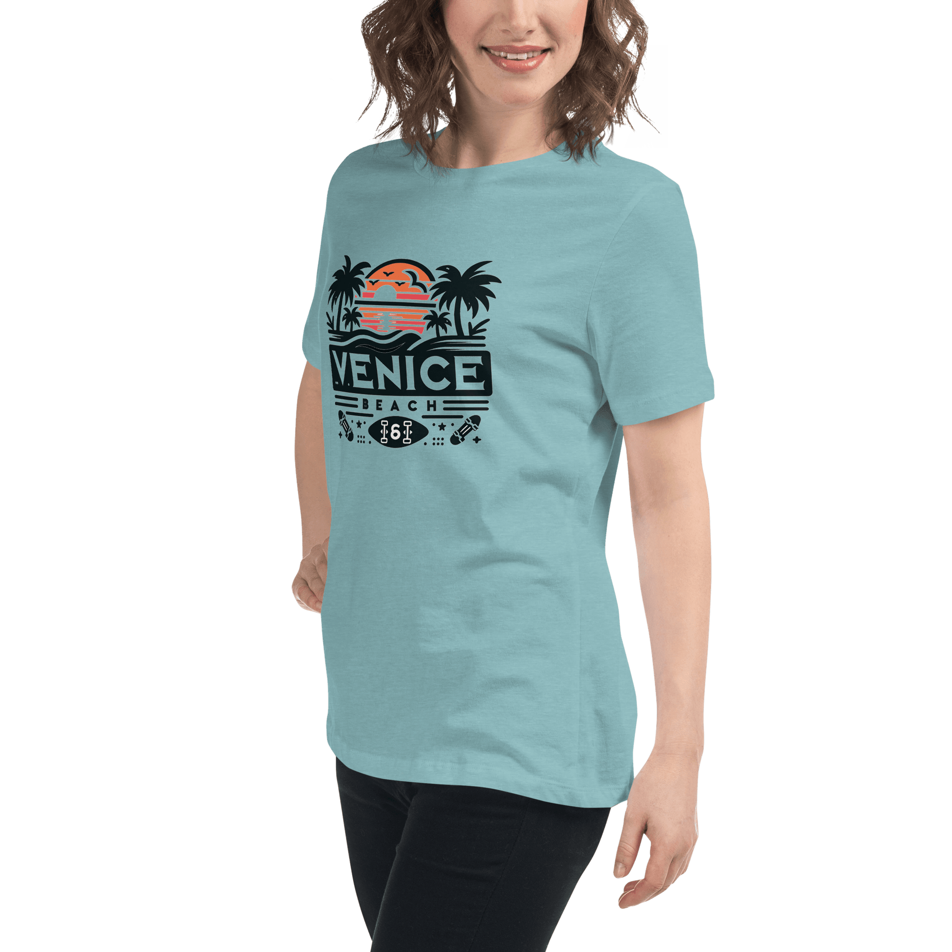 Lockeres Damen T-Shirt "Venice Beach" - Artexio