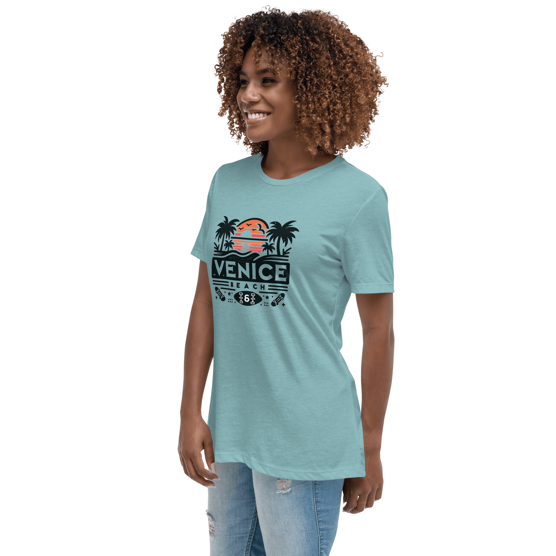 Lockeres Damen T-Shirt "Venice Beach" - Artexio