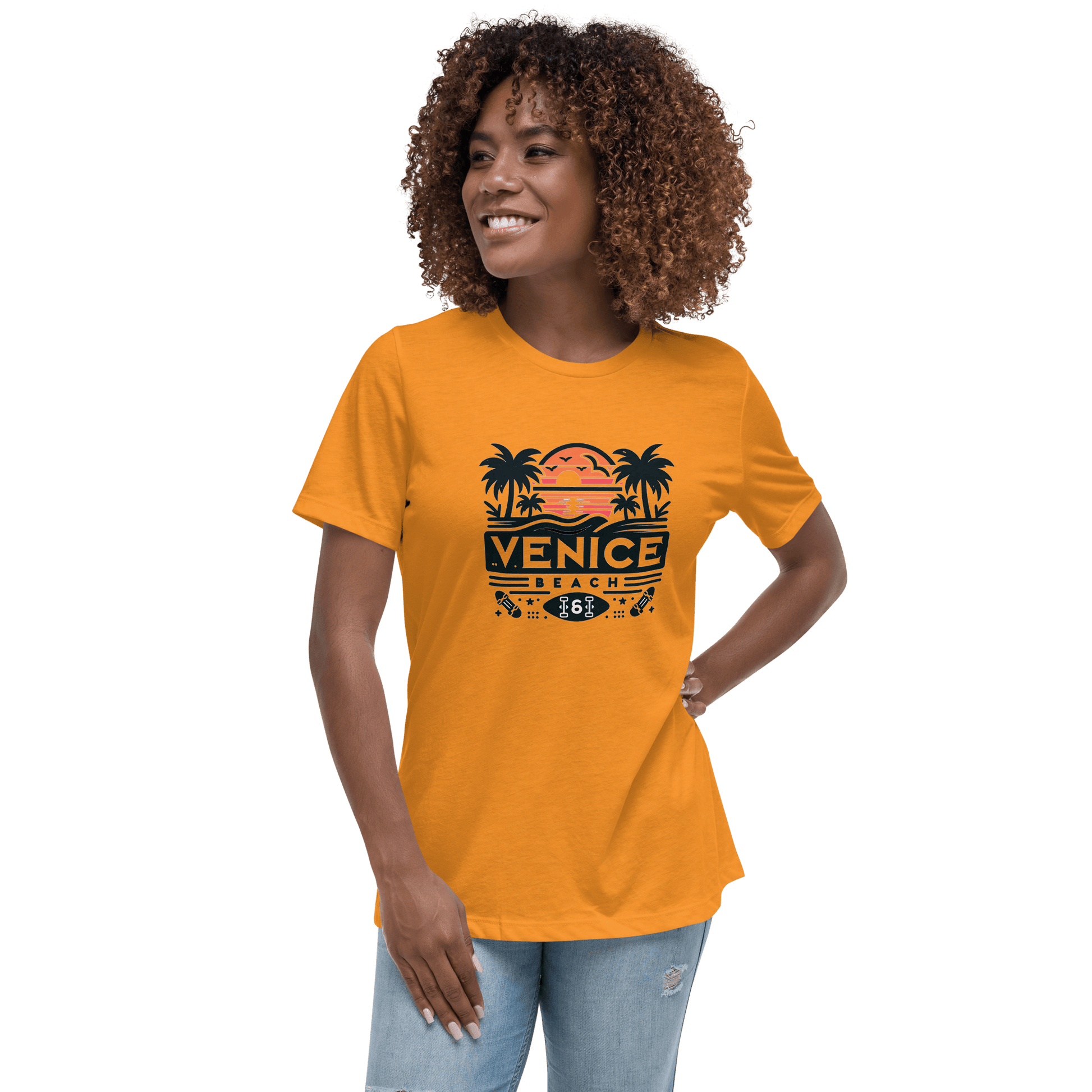 Lockeres Damen T-Shirt "Venice Beach" - Artexio