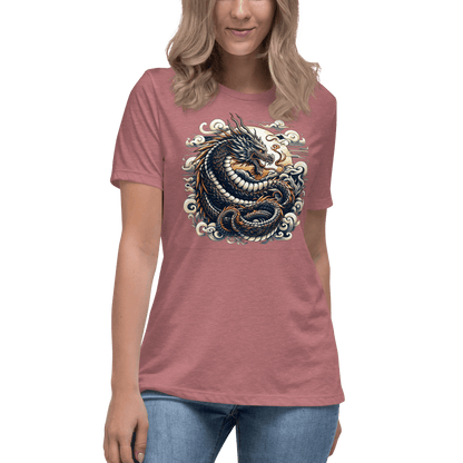 Loose ladies T-shirt "Dragon"