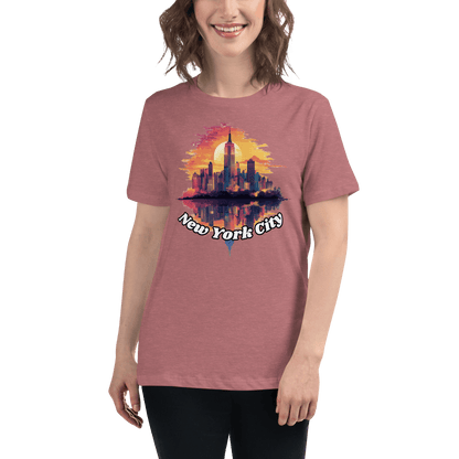 Lockeres Damen T-Shirt "New York City" - Artexio