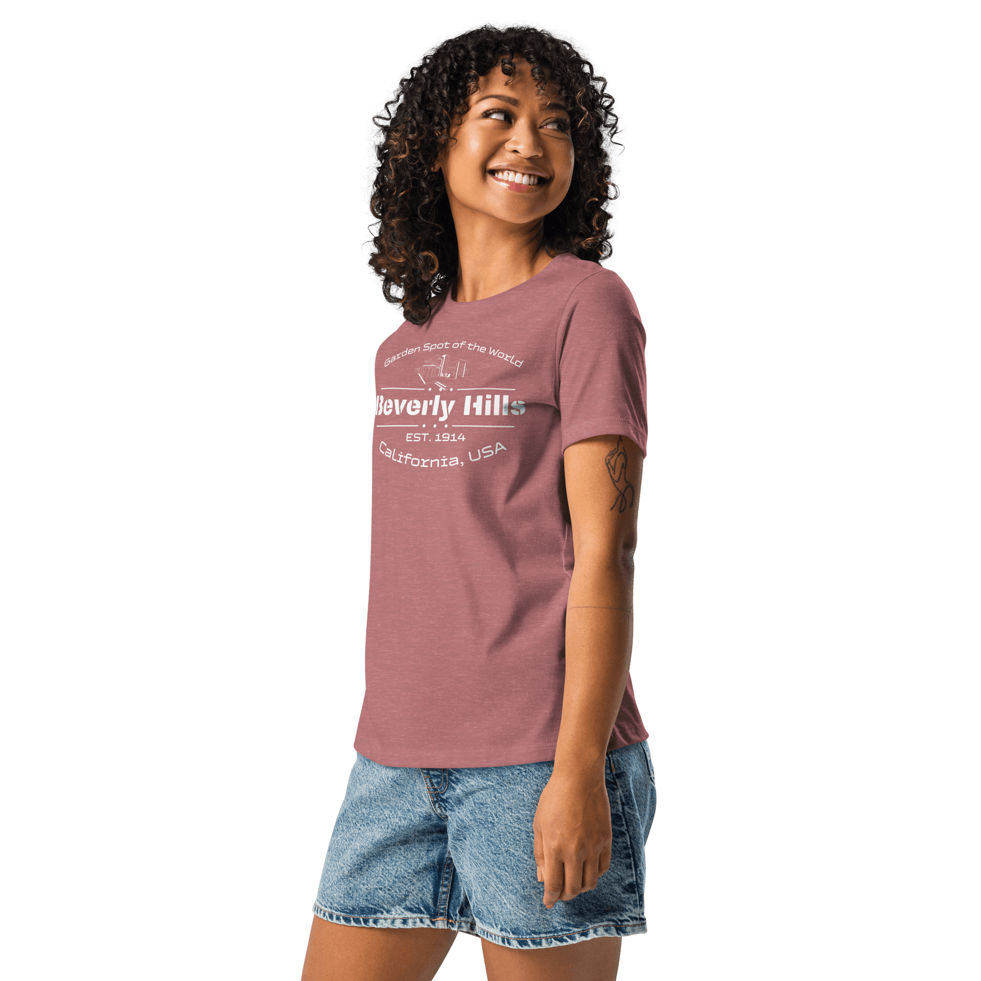 Lockeres Damen T-Shirt "Beverly Hills" - Artexio