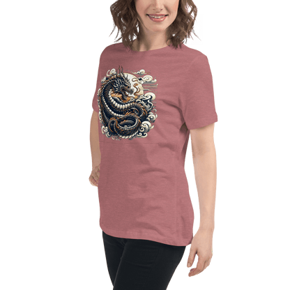 Loose ladies T-shirt "Dragon"