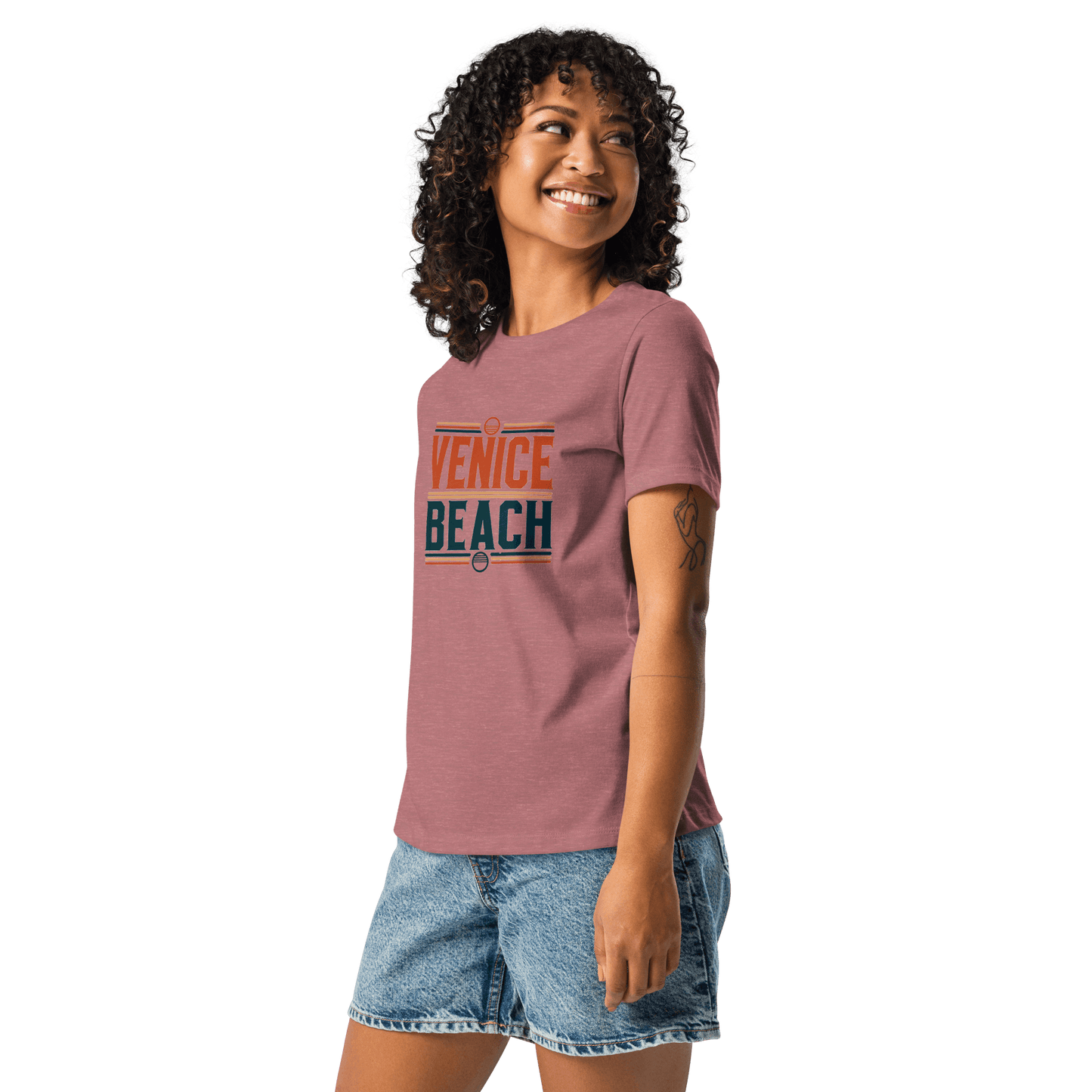 Lockeres Damen T-Shirt "Venice Beach" - Artexio